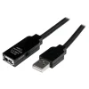 Usb Cables<StarTech 65.6' USB A to USB A Extension Cable, Male to Female, Black (USB2AAEXT20M)
