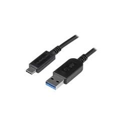 Usb Cables<StarTech 3.3' USB-C to USB-A Cable, Male to Male, Black (USB31AC1M)