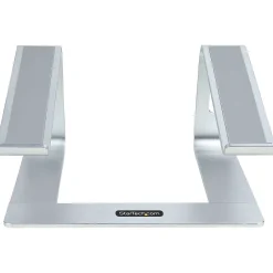 StarTech 10.2" x 10.2" Aluminum Laptop Stand, Silver (LAPTOP-STAND-SILVER)
