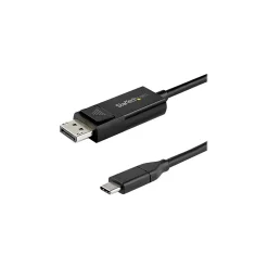 Usb Cables<StarTech CDP2DP142MBD 6.56' DisplayPort Audio/Video Cable, Black