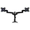 StarTech Dual Monitor Arm Monitor Arm, Up to 24" Monitor, Black (ARMDUAL)* Monitor Mounts & Stands