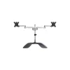 StarTech Dual Monitor Stand - Articulating - For Up to 32" Monitors, Black/Silver (ARMDUALSS)* Monitor Mounts & Stands