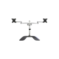 StarTech Dual Monitor Stand - Articulating - For Up to 32" Monitors, Black/Silver (ARMDUALSS)* Monitor Mounts & Stands