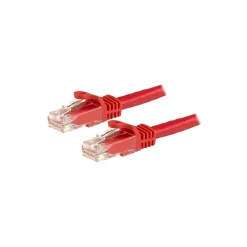 Ethernet Cables<StarTech 2ft Red Cat6 Patch Cable with Snagless RJ45 Connectors, Cat6 Ethernet Cable, 2 ft Cat6 UTP Cable