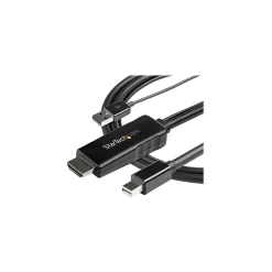 Usb Cables<StarTech HD2DPMM6 6' DisplayPort Audio/Video Cable, Black