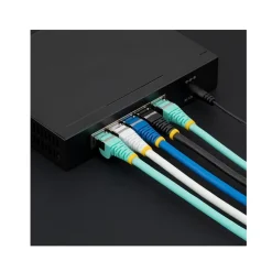 Ethernet Cables<StarTech Low Smoke Zero Halogen 10' RJ45 to RJ45 Networking Cable, Male to Male, Black (NLBK-10F-CAT6A-PATCH)