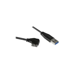 Usb Cables<StarTech 0.5m 20" Slim Micro USB 3.0 Cable - M/M - USB 3.0 A to Right-Angle Micro USB - USB 3.1 Gen 1 (5 Gbps)