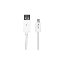 Usb Cables<StarTech 2m 8-pin Lightning Connector to USB Cable, White