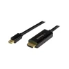 Hdmi Cables<StarTech MDP2HDMM1MB 3.3' Mini DisplayPort/HDMI Audio/Video Cable, Black