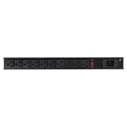 Surge Protectors & Power Strips<StarTech 10-Outlet Power Strip, 8', Black (RKPW101920)