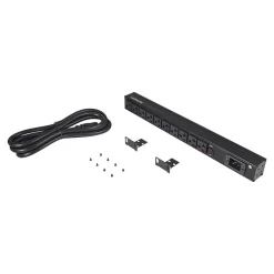 Surge Protectors & Power Strips<StarTech 10-Outlet Power Strip, 8', Black (RKPW101920)