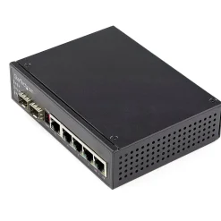 StarTech 6-Port Gigabit Ethernet Unmanaged Switch, 10/100/1000 Mbps (IES1G52UPDIN)* Ethernet Switches & Splitters