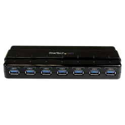 Usb Hubs<StarTech 7-Port USB 3.0 Hub, Black (ST7300USB3B)