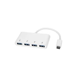 Usb Hubs<StarTech 4-Port USB 3.0 Hub, White (HB30C4ABW)
