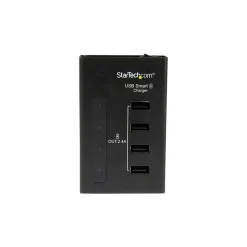 Usb Hubs<StarTech 4-Port USB Charging Station, Black (ST4CU424)