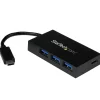 Usb Hubs<StarTech 4-Port USB-C Hub, Black (HB30C3A1CFB)