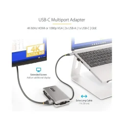 Usb Hubs<StarTech 5-Port USB-C Hub, Space Gray (DKT31CVHPD3)