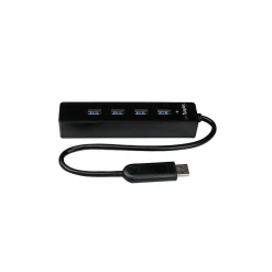 Usb Hubs<StarTech SuperSpeed 4-Port USB 3.0 Hub, Black (ST4300PBU3)