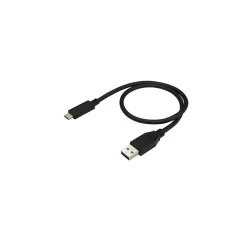 Power Cables<StarTech USB31AC50CM 1.64 ft USB-A to USB-C Cable, Black