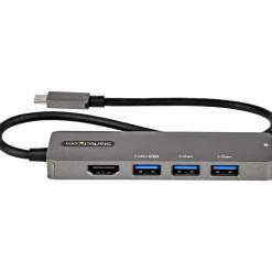 Usb Hubs<StarTech USB-C Multiport Adapter, Black/Gray (DKT30CHPD3)