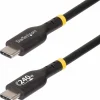 StarTech USB-C to USB-C Charging Cable, 6 ft., Black (USB2EPR6F)