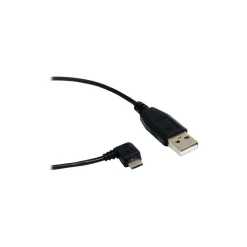 Usb Cables<StarTech UUSBHAUB1RA 1ft Micro USB Cable, A to Right Angle Micro B