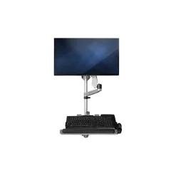 StarTech Wall Mounted Computer Workstation - Articulating Monitor Arm Adjustable, Up to 30