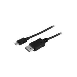 Usb Cables<StarTech .com 3 m (10 ft.) USB-C to DisplayPort Cable, 4K 60Hz, Black (CDP2DPMM3MB)