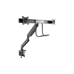 StarTech .com Adjustable Mounting Kit, Up to 32" Monitor, Black (ARMSLIMDUAL2USB3)* Monitor Mounts & Stands