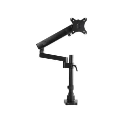 StarTech .com Desk Mount Monitor Arm - Full Motion Single Pole up to 8kg VESA Display - C-Clamp/Grommet, Up 35", Black* Monitor Mounts & Stands