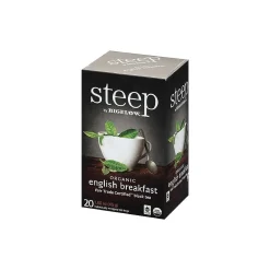 Tea<Steep English Breakfast Tea Bags, 20/Box (17701)