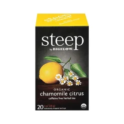 Tea<Steep Herbal Tea Bags, 20/Box (17707)