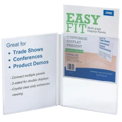 Stride EasyFit Clear Display Panels, 8.5" x 11", 2 Panels Per Set, 2 Sets (STW65200-2) Discount