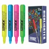Stride Brite Tank Highlighters, Chisel Tip, Assorted Colors, 12/Pack (42012) Hot