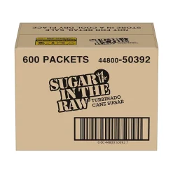Sugar & Sweeteners<Sugar In The Raw Molasses Turbinado Cane Sugar, Packets, 600/Carton (4480050392)