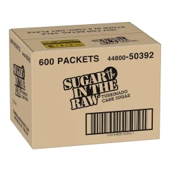 Sugar & Sweeteners<Sugar In The Raw Molasses Turbinado Cane Sugar, Packets, 600/Carton (4480050392)