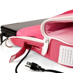 Vangoddy SumacLife 14 Inch Business Messenger Briefcase Laptop Case, Pink (PT_NBKLEA734_W1)