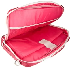 Vangoddy SumacLife 14 Inch Business Messenger Briefcase Laptop Case, Pink (PT_NBKLEA734_W1)