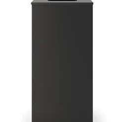 Suncast Commercial Metal Square Trash Can with Open Lid, 24 Gallon (MTCSQ240)