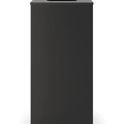 Suncast Commercial Metal Square Trash Can with Open Lid, 24 Gallon (MTCSQ240)