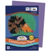 Hot 9" x 12" Construction Paper, Violet, 50 Sheets (P7203) Construction Paper