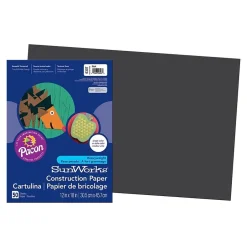 Discount 12"W x 18"L Construction Paper, Black, 50/Pack (6307) Construction Paper