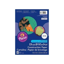 Best 9"W x 12"L Construction Paper, Holiday Green, 50/Pack (8003) Construction Paper
