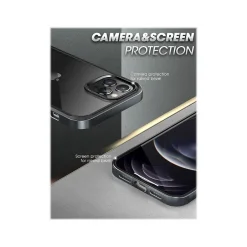 Cell Phone Cases<SUPCASE Unicorn Beetle Black Edge Clear Bumper Case for iPhone 13 Pro (SUP-iPhone2021Pro-6.1-Edge-Black)