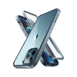 Cell Phone Cases<SUPCASE Unicorn Beetle Blue Edge with Screen Protector Case for iPhone 13 Pro Max (SUP-iPhone2021-6.7-EdgePro-SP-Cerulean)