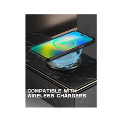 Cell Phone Cases<SUPCASE Unicorn Beetle Black Slim Case for iPhone 14 Pro (SUP-iPhone2022Pro-6.1-UBStyle-Black)