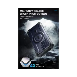 Cell Phone Cases<SUPCASE Unicorn Beetle MAG XT MagSafe Rugged Case for iPhone 15 Pro Max, Shock-Absorbing, Dark Blue (SPH23MX67MGXTMN)