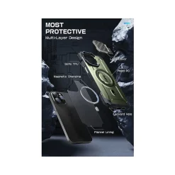 Cell Phone Cases<SUPCASE Unicorn Beetle MAG XT MagSafe Rugged Case for iPhone 15 Pro Max, Shock-Absorbing, Dark Green (SPH23MX67MGXTGN)