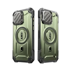 Cell Phone Cases<SUPCASE Unicorn Beetle MAG XT Rugged Case for iPhone 15 Pro, Shock-Absorbing, Dark Green