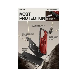 Cell Phone Cases<SUPCASE Unicorn Beetle MAG XT MagSafe Bumper Case for Samsung Galaxy S24 Ultra, Shock Absorbing, Metallic Red (GXYS24U5GMXTRD)